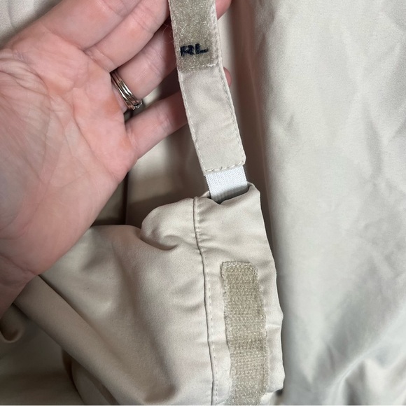 VTG Polo Ralph Lauren Mens Half Zip Pullover Khaki Pony Mesh Lined Jacket Sz XXL - Picture 8 of 12